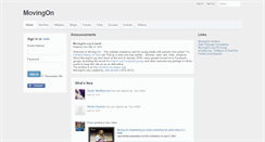 Desktop Screenshot of movingon.org