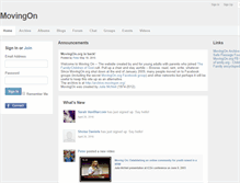 Tablet Screenshot of movingon.org